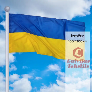 Ukrainas Karogs Fasādei Un Mastam | 100 * 200 Cm Eiropas Karogi